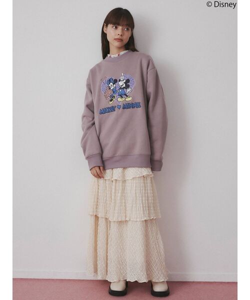 merry jenny（メリージェニー）の「<M＆M>パッチワークスエット（スウェット・レディース・ラベンダー/グレー/チャコールグレー・FREE）」の12枚目の写真