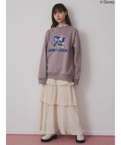 merry jenny（メリージェニー）の「<M＆M>パッチワークスエット（スウェット・レディース・ラベンダー/グレー/チャコールグレー・FREE）」の13枚目の写真