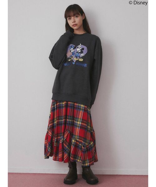 merry jenny（メリージェニー）の「<M＆M>パッチワークスエット（スウェット・レディース・ラベンダー/グレー/チャコールグレー・FREE）」の16枚目の写真