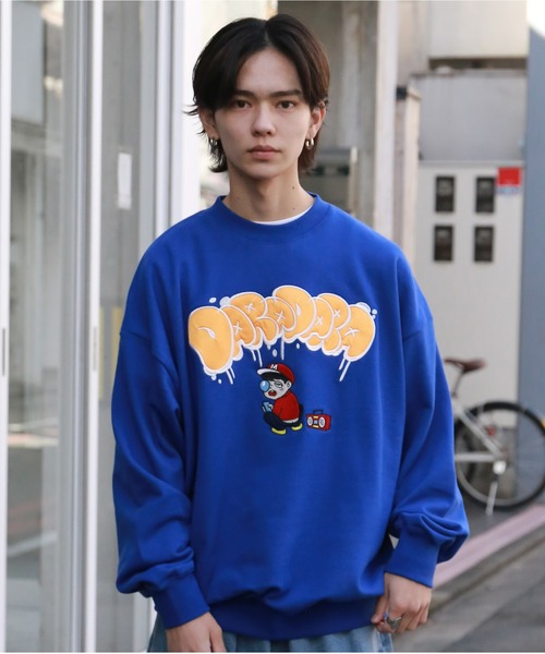 SPINNS（スピンズ）の「【ビッグシルエット】ミゲルくん ダラダラスウェット（スウェット・メンズ・アッシュグレー/ブラック/オレンジ/ロイヤルブルー・ONESIZE）」の17枚目の写真