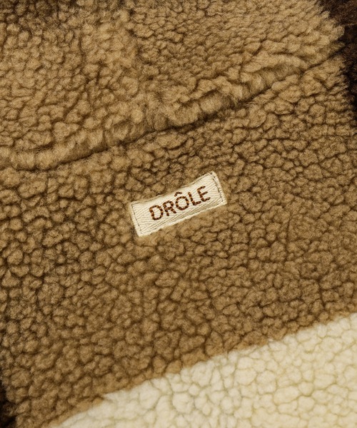 Drole De Monsieur(ドロール ド ムッシュ)の「Le Manteau Carreaux(ブルゾン・メンズ・ブラウン・M)」の4枚目の写真