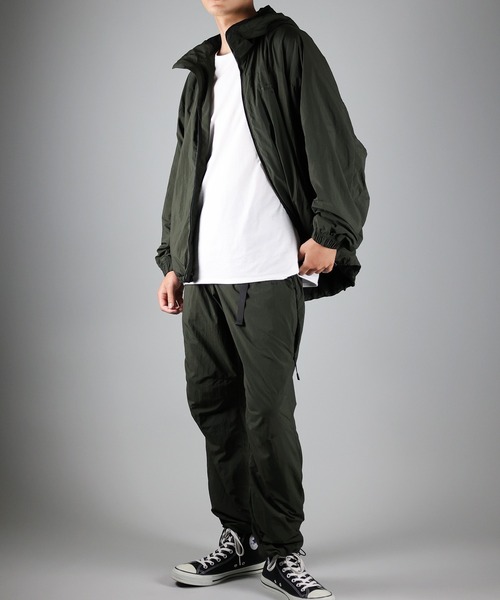 NUMBER (N)INE(ナンバーナイン)の「NUMBER (N)INE/ナンバーナイン TRACK PANTS/ベンチレーション シリコンプリント ナイロントラックパンツ/メッシュ裏地(その他パンツ・メンズ・ブラック/オリーブ/ベージュ・2/4/3)」の22枚目の写真
