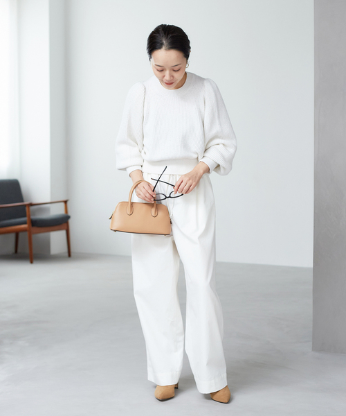 タグ付き未使用☆plage Jersey thread チノパンツ ベージュ