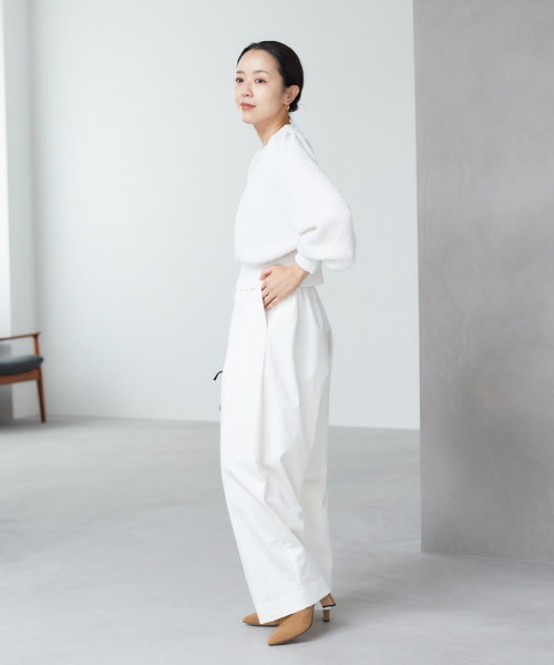 Plage　jersey thread CHINO パンツ　ピンク　34 plage（プラージュ）の「jersey thread CHINO パンツ