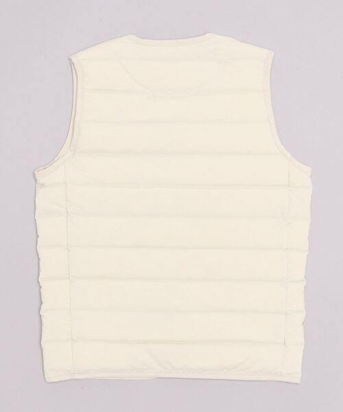 Vincent et Mireille（バンソンエミレイユ）の「ステッチレスダウンベスト／STITCHLESS DOWN VEST（テーラードジャケット・レディース・ダークグリーン/ホワイト/ネイビー/ライトベージュ/ブラック・36/38/34/42/40）」の6枚目の写真