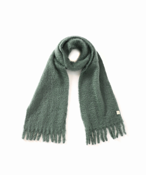 AP STUDIO（エーピーストゥディオ）の「【LOVAT＆GREEN/ロバットアンドグリーン】ストール（マフラー・レディース・カーキ・FREE）」の6枚目の写真