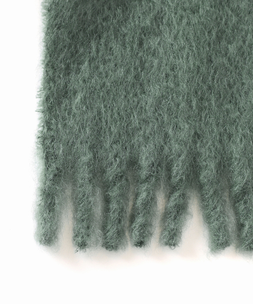 AP STUDIO（エーピーストゥディオ）の「【LOVAT＆GREEN/ロバットアンドグリーン】ストール（マフラー・レディース・カーキ・FREE）」の3枚目の写真