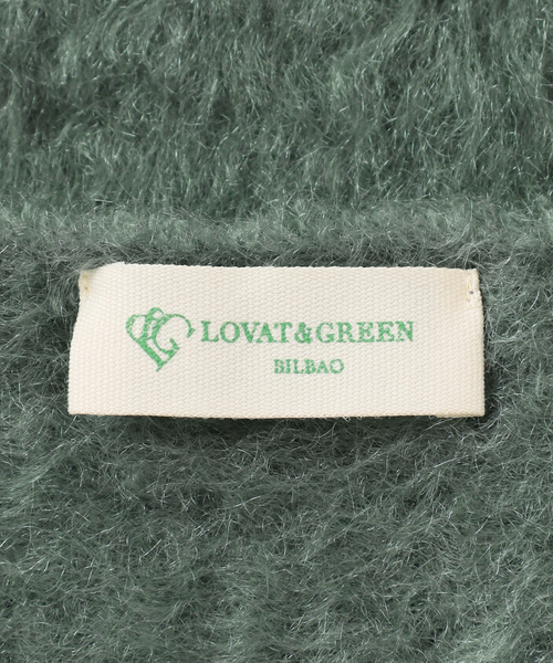 AP STUDIO（エーピーストゥディオ）の「【LOVAT＆GREEN/ロバットアンドグリーン】ストール（マフラー・レディース・カーキ・FREE）」の2枚目の写真