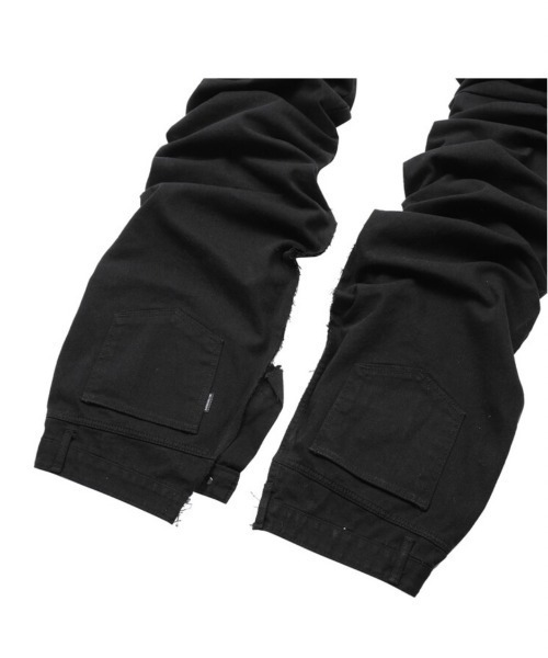SURGERY（サージェリー）の「【SURGERY / サージェリー】surgery long length double jeans 'black' / デニムパンツ ジーンズ（デニムパンツ・メンズ・ブラック・S）」の4枚目の写真