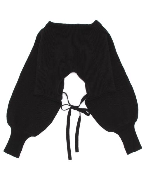 FREE'S MART（フリーズマート）の「バックリボンショート丈ニットボレロ（カーディガン/ボレロ・レディース・ブラウン/ホワイト/ブラック・FREE）」の4枚目の写真