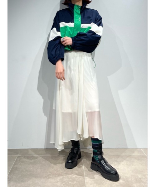 リリーブラウン シャイニーロングスカート LWFS211078 レディース IVR 0