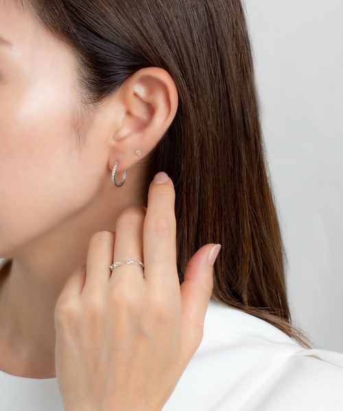 ESTELLE（エステール）の「シルバー チェーン リング（指輪） ピンキーサイズあり ESTELLE/エステール WEB限定（リング・レディース・シルバー・13号/5号/1号/9号）」の8枚目の写真