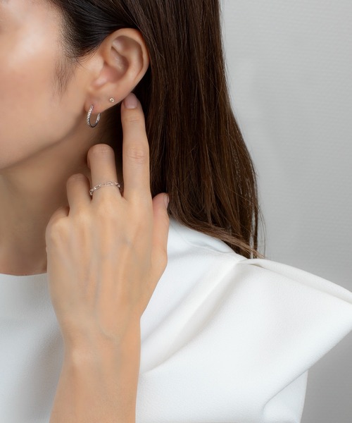 ESTELLE（エステール）の「シルバー チェーン リング（指輪） ピンキーサイズあり ESTELLE/エステール WEB限定（リング・レディース・シルバー・13号/5号/1号/9号）」の9枚目の写真