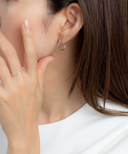 ESTELLE（エステール）の「シルバー チェーン リング（指輪） ピンキーサイズあり ESTELLE/エステール WEB限定（リング・レディース・シルバー・13号/5号/1号/9号）」の11枚目の写真