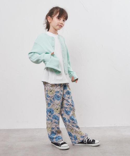 coen（コーエン）の「ハリヌキワイドリブクルーネックカーディガン（カーディガン/ボレロ・キッズ・オレンジ/ライム・110/130/150）」の12枚目の写真