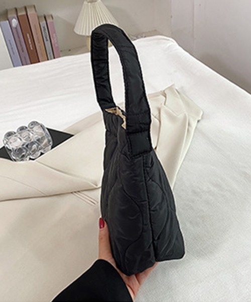 aimoha（アイモハ）の「２WAY　キルト　バケツバッグ（ハンドバッグ・レディース・ホワイト/ピンク/ブラック・FREE）」の22枚目の写真