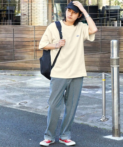 【関税送料込み】PalmAngels カーブロゴ クルーネック Tシャツ クルーネックTシャツ《すごシャツ》《COOL CONTACT》 (632000-41