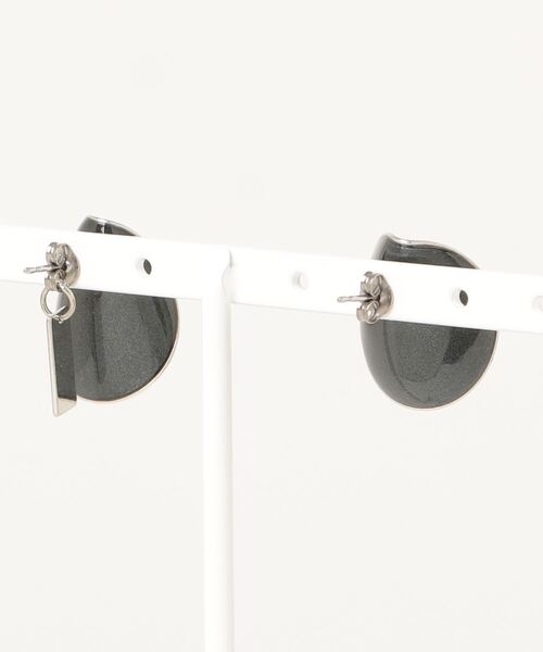 The Rule（ザルール）の「The Rule ザルール : OAK rolled pierced earring : オークロールピアス（ピアス（両耳用）・レディース・オレンジ/ネイビー/ダークグリーン/グレー/ホワイト/ワインレッド/モカ・FREE）」の16枚目の写真