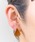 The RuleiU[j́uThe Rule U[ : OAK rolled pierced earring : I[N[sAXisAXipjjvbIW