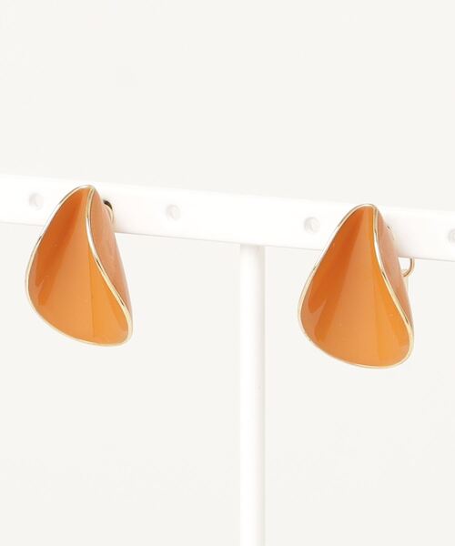 The Rule（ザルール）の「The Rule ザルール : OAK rolled pierced earring : オークロールピアス（ピアス（両耳用）・レディース・オレンジ/ネイビー/ダークグリーン/グレー/ホワイト/ワインレッド/モカ・FREE）」の22枚目の写真