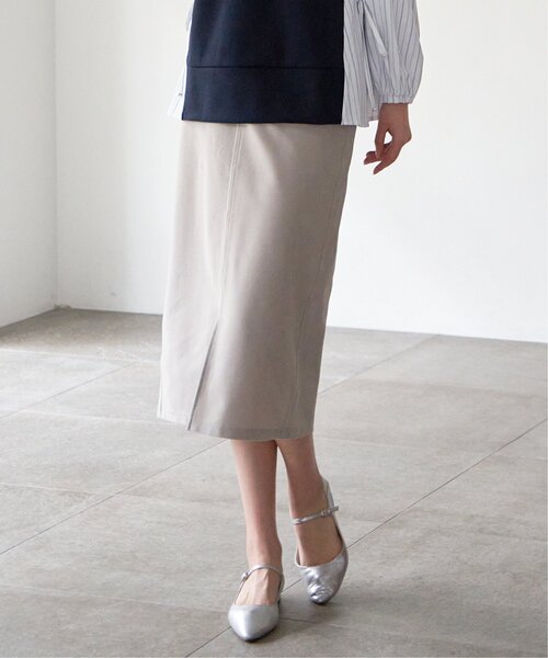 ikka（イッカ）の「Beasystretch タイトスカート（スカート・レディース・グレー/ブラック/ダークグリーン・L/M/S）」の8枚目の写真