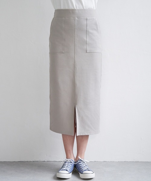 ikka（イッカ）の「Beasystretch タイトスカート（スカート・レディース・グレー/ブラック/ダークグリーン・L/M/S）」の17枚目の写真