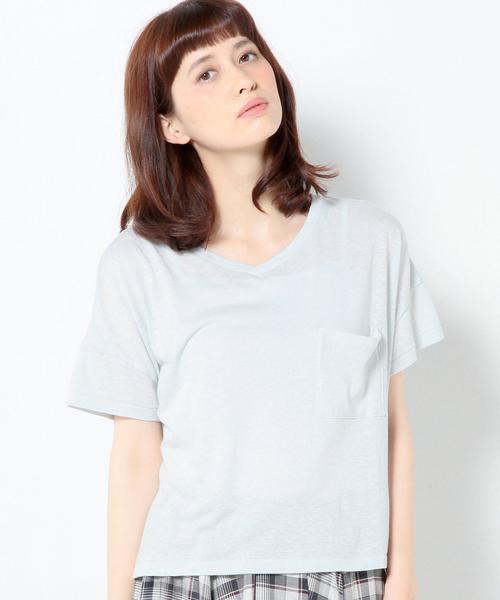 Another Edition（アナザーエディション）の「ネップショートTシャツ/AEBC NEP SHORT T◆（Tシャツ/カットソー・レディース・ホワイト/グレー/イエロー/ライトブルー/その他1/その他5・フリー）」の6枚目の写真
