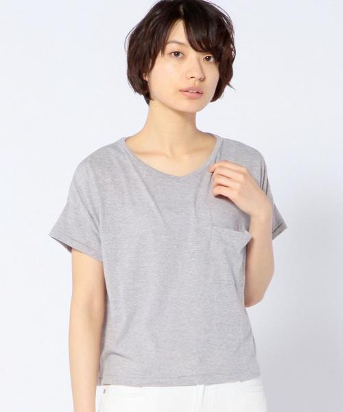 Another Edition（アナザーエディション）の「ネップショートTシャツ/AEBC NEP SHORT T◆（Tシャツ/カットソー・レディース・ホワイト/グレー/イエロー/ライトブルー/その他1/その他5・フリー）」の3枚目の写真