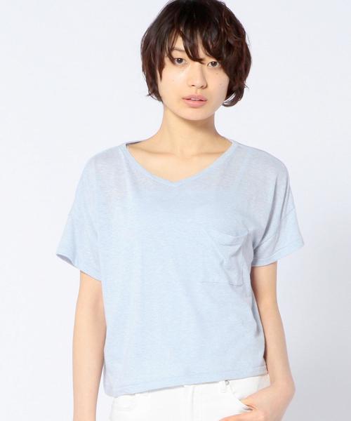 Another Edition（アナザーエディション）の「ネップショートTシャツ/AEBC NEP SHORT T◆（Tシャツ/カットソー・レディース・ホワイト/グレー/イエロー/ライトブルー/その他1/その他5・フリー）」の4枚目の写真
