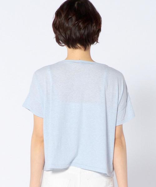 Another Edition（アナザーエディション）の「ネップショートTシャツ/AEBC NEP SHORT T◆（Tシャツ/カットソー・レディース・ホワイト/グレー/イエロー/ライトブルー/その他1/その他5・フリー）」の21枚目の写真