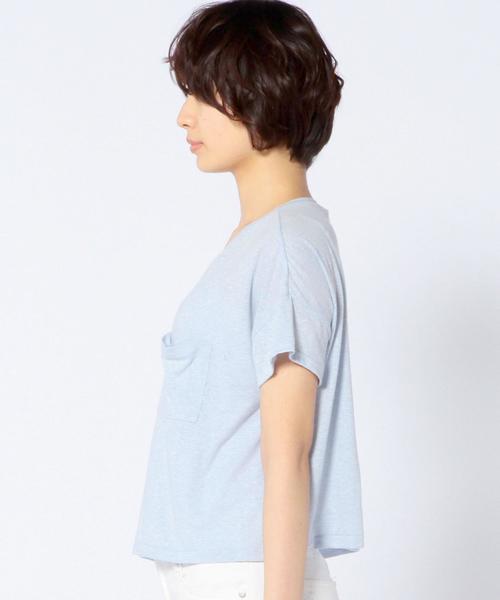 Another Edition（アナザーエディション）の「ネップショートTシャツ/AEBC NEP SHORT T◆（Tシャツ/カットソー・レディース・ホワイト/グレー/イエロー/ライトブルー/その他1/その他5・フリー）」の16枚目の写真