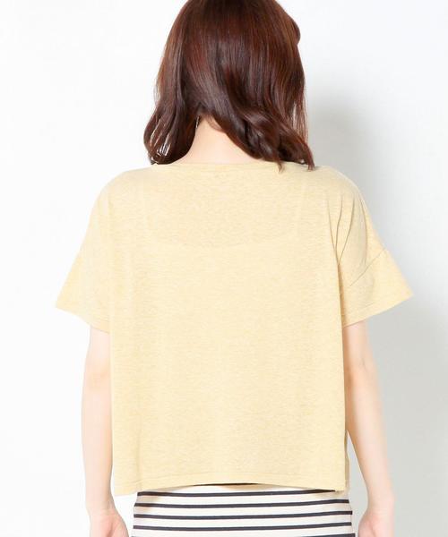 Another Edition（アナザーエディション）の「ネップショートTシャツ/AEBC NEP SHORT T◆（Tシャツ/カットソー・レディース・ホワイト/グレー/イエロー/ライトブルー/その他1/その他5・フリー）」の22枚目の写真