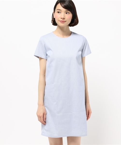 OUTLET（アウトレット）の「【BLOOM&BRANCH】SOSOコードレーンOP（ワンピース・レディース・サックスブルー/グレー・0/1）」の3枚目の写真