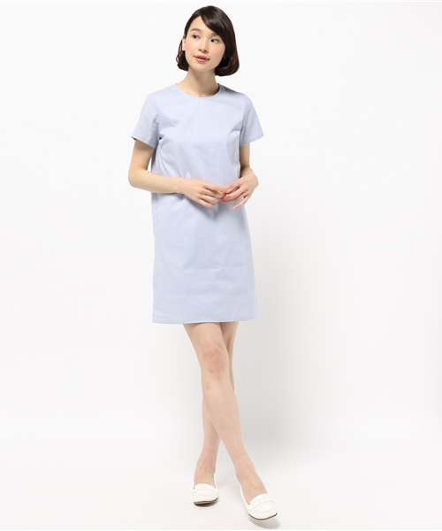 OUTLET（アウトレット）の「【BLOOM&BRANCH】SOSOコードレーンOP（ワンピース・レディース・サックスブルー/グレー・0/1）」の6枚目の写真