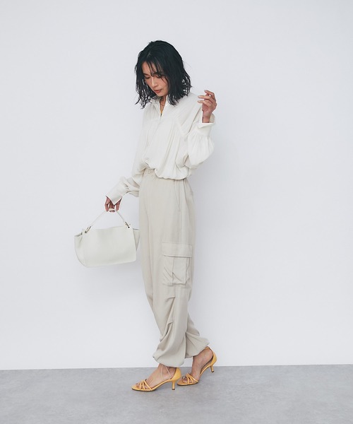 story.(ストーリー)の「story.別注/ワンハンドルショルダー(ショルダーバッグ・レディース・アイボリー/サックスブルー/ブラウン・FREE)」の10枚目の写真