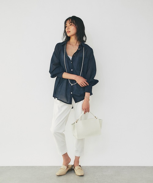 story.(ストーリー)の「story.別注/ワンハンドルショルダー(ショルダーバッグ・レディース・アイボリー/サックスブルー/ブラウン・FREE)」の5枚目の写真