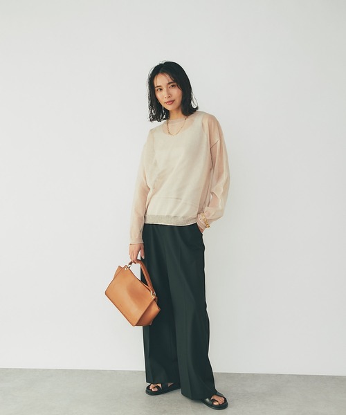 story.(ストーリー)の「story.別注/ワンハンドルショルダー(ショルダーバッグ・レディース・アイボリー/サックスブルー/ブラウン・FREE)」の22枚目の写真