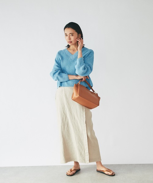 story.(ストーリー)の「story.別注/ワンハンドルショルダー(ショルダーバッグ・レディース・アイボリー/サックスブルー/ブラウン・FREE)」の14枚目の写真