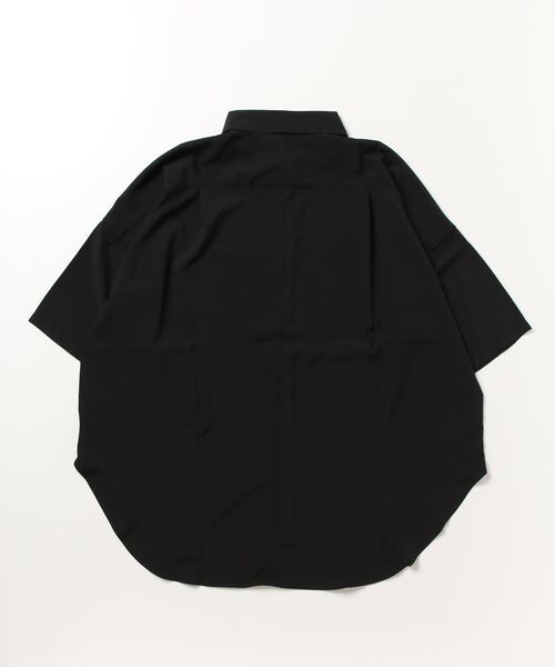 COMMON WARE(コモンウェアー)の「COMMONWARE:PE ドロップショルダー BIGシャツ S/S(シャツ/ブラウス・レディース・サックスブルー/ブラック/チャコールグレー/ホワイト/グリーン/パープル/ネイビー・L/XL/M)」の8枚目の写真