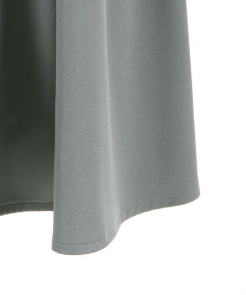 axes femme(アクシーズファム)の「チョーカー風バイカラーワンピース(シャツワンピース・レディース・グリーン/ネイビー/ブラック・FREE)」の16枚目の写真