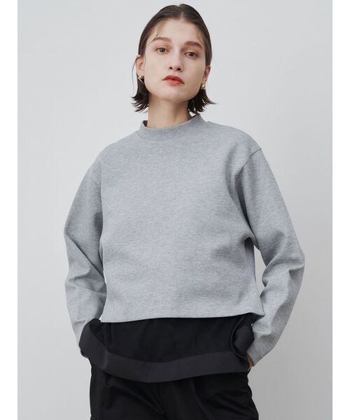 ELENDEEK（エレンディーク）の「チュールブラウスセットカットソー（Tシャツ/カットソー・レディース・ブラック/グレー/オフホワイト・FREE）」の3枚目の写真