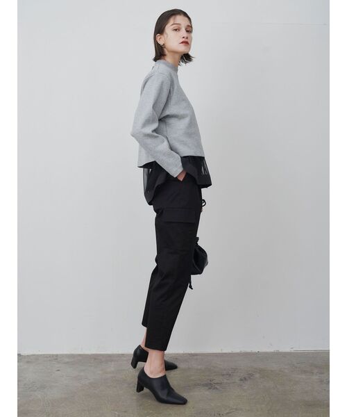 ELENDEEK（エレンディーク）の「チュールブラウスセットカットソー（Tシャツ/カットソー・レディース・ブラック/グレー/オフホワイト・FREE）」の13枚目の写真