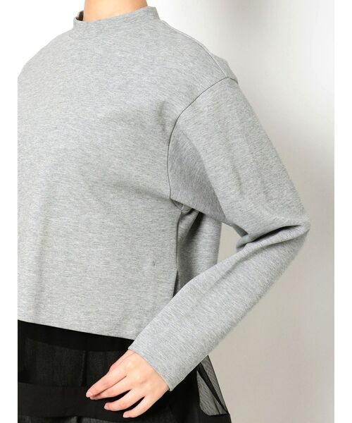 ELENDEEK（エレンディーク）の「チュールブラウスセットカットソー（Tシャツ/カットソー・レディース・ブラック/グレー/オフホワイト・FREE）」の15枚目の写真