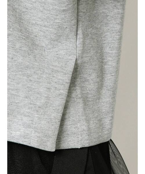 ELENDEEK（エレンディーク）の「チュールブラウスセットカットソー（Tシャツ/カットソー・レディース・ブラック/グレー/オフホワイト・FREE）」の11枚目の写真