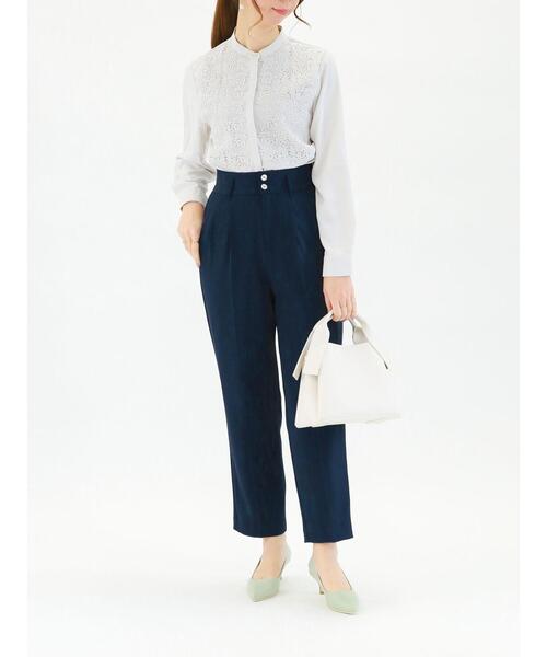 Te chichi（テチチ）の「切替フロントモチーフレースブラウス（シャツ/ブラウス・レディース・グレー/オフホワイト/イエロー・ﾌﾘ-）」の19枚目の写真