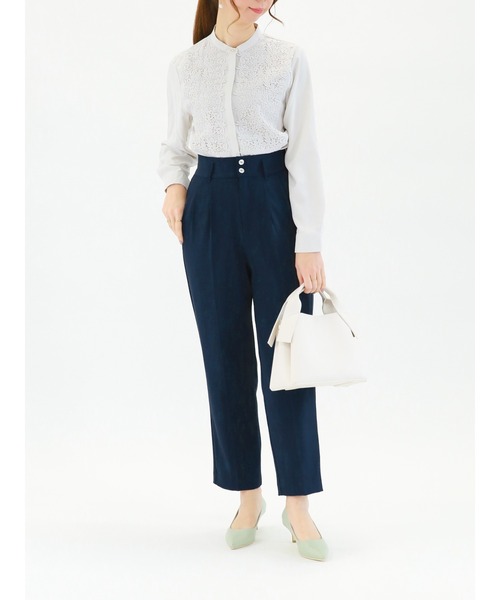 Te chichi（テチチ）の「切替フロントモチーフレースブラウス（シャツ/ブラウス・レディース・グレー/オフホワイト/イエロー・ﾌﾘ-）」の14枚目の写真