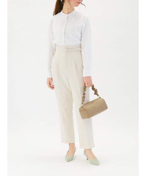 Te chichi（テチチ）の「切替フロントモチーフレースブラウス（シャツ/ブラウス・レディース・グレー/オフホワイト/イエロー・ﾌﾘ-）」の13枚目の写真