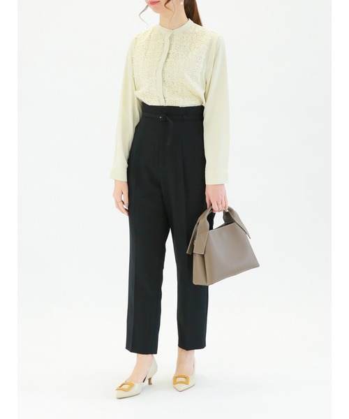 Te chichi（テチチ）の「切替フロントモチーフレースブラウス（シャツ/ブラウス・レディース・グレー/オフホワイト/イエロー・ﾌﾘ-）」の10枚目の写真