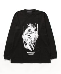 WORLD STANDARD（ワールドスタンダード）の「WORLD STANDARD/ワールドスタンダード ボックスロゴプリント 長袖Tシャツ WSLT-007（Tシャツ/カットソー）」