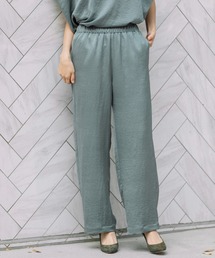 Munich | アンティークサテンワイドストレートパンツ(その他パンツ)